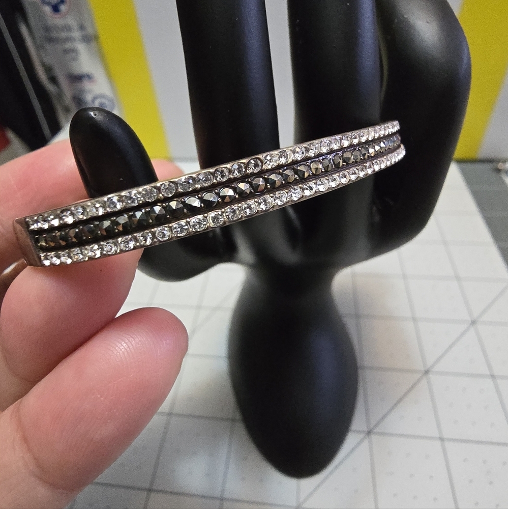 Vintage VO Black and Silver Bracelet